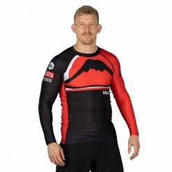 Blowout Mount Long Sleeve Rashguard Red