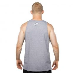 Graphic Ink Strength & Honor Tank Top Grey