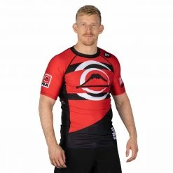 Blowout Vision Short Sleeve Rashguard Red Outlet