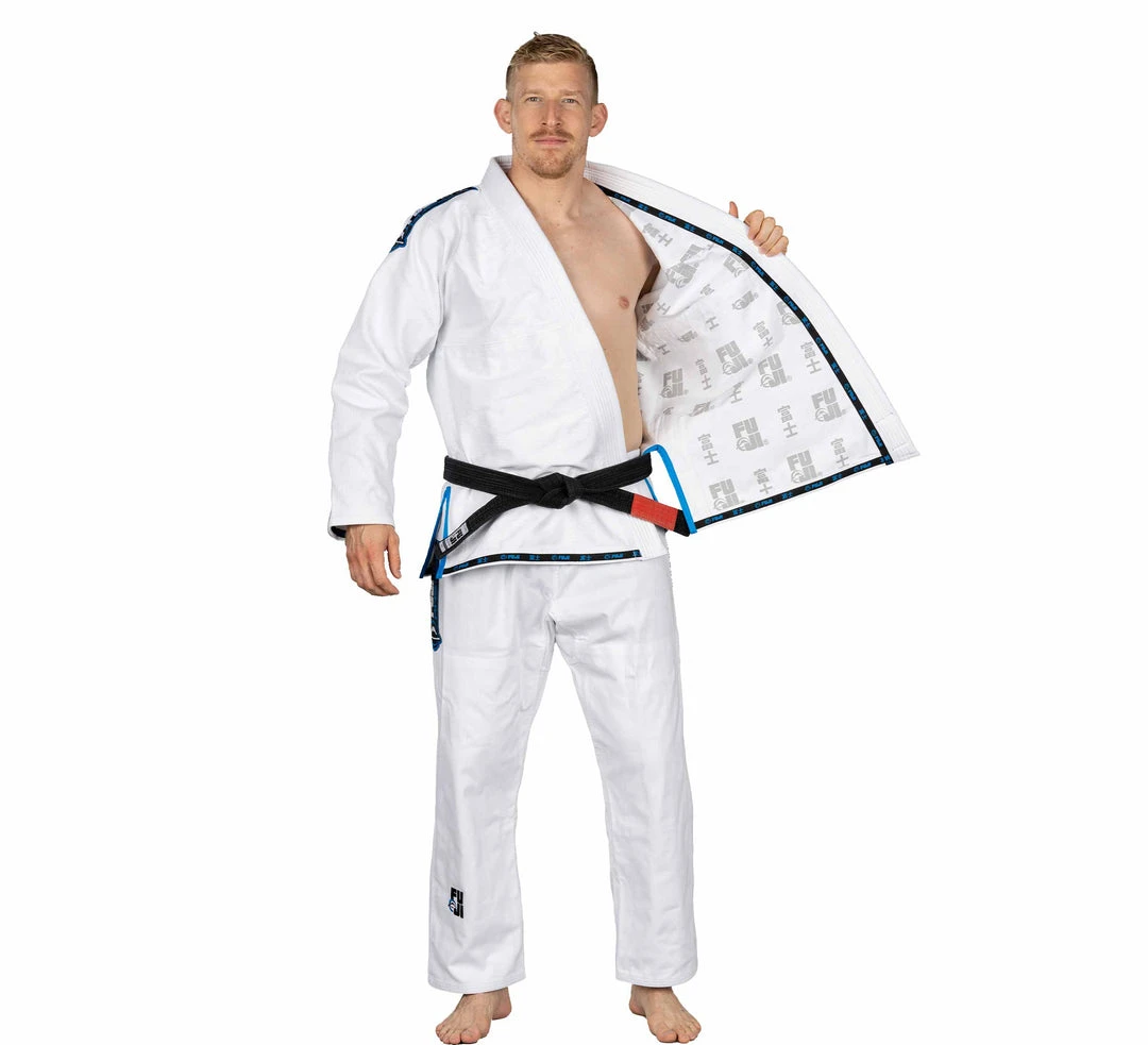 Deelux Kassen 3.0 BJJ Gi White/Blue 10 Deelux Kassen 3.0 BJJ Gi White/Blue