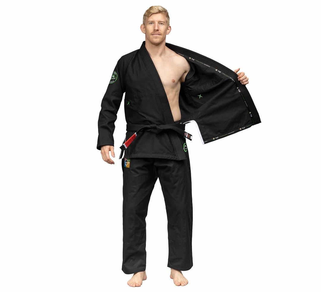 Blowout Outlet Suparaito BJJ Gi Gamer Series Black/Green Blowout Outlet Suparaito BJJ Gi Gamer Series Black/Green
