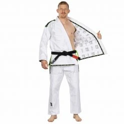 Deelux Kassen 3.0 BJJ Gi White/Green 4 Deelux Kassen 3.0 BJJ Gi White/Green