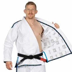 Deelux Kassen 3.0 BJJ Gi White/Blue 23 Deelux Kassen 3.0 BJJ Gi White/Blue