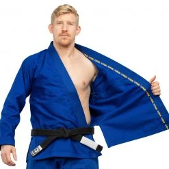 BFCM Jiu Jitsu Lightweight BJJ Gi Blue/Yellow