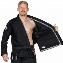 BFCM Jiu Jitsu Flow-Tech BJJ Gi Black