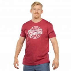 Graphic Ink Jiu Jitsu American Grappler T-Shirt Red