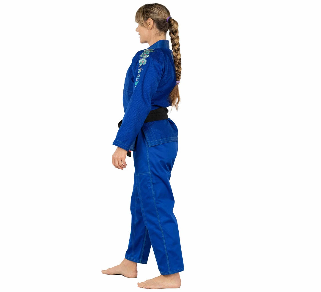 BFCM Blossom Womens Jiu Jitsu Gi Blue 6 BFCM Blossom Womens Jiu Jitsu Gi Blue