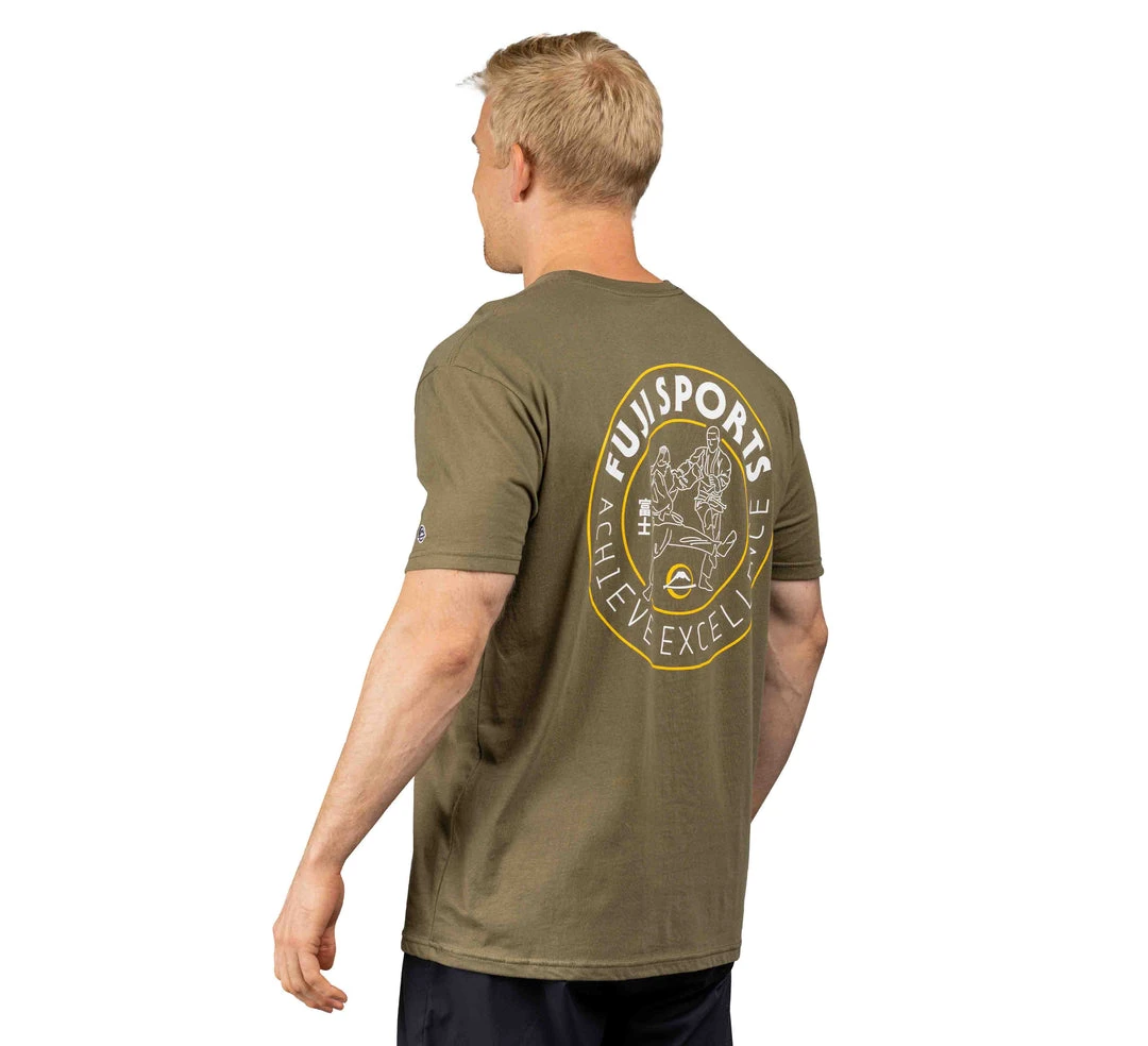 Graphic Ink Jiu Jitsu Martial Artist Shirt Green 3 Graphic Ink Jiu Jitsu Martial Artist Shirt Green