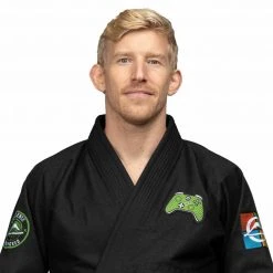 Blowout Outlet Suparaito BJJ Gi Gamer Series Black/Green