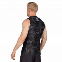 Deelux Combat Camo Sleeveless Rashguard Black