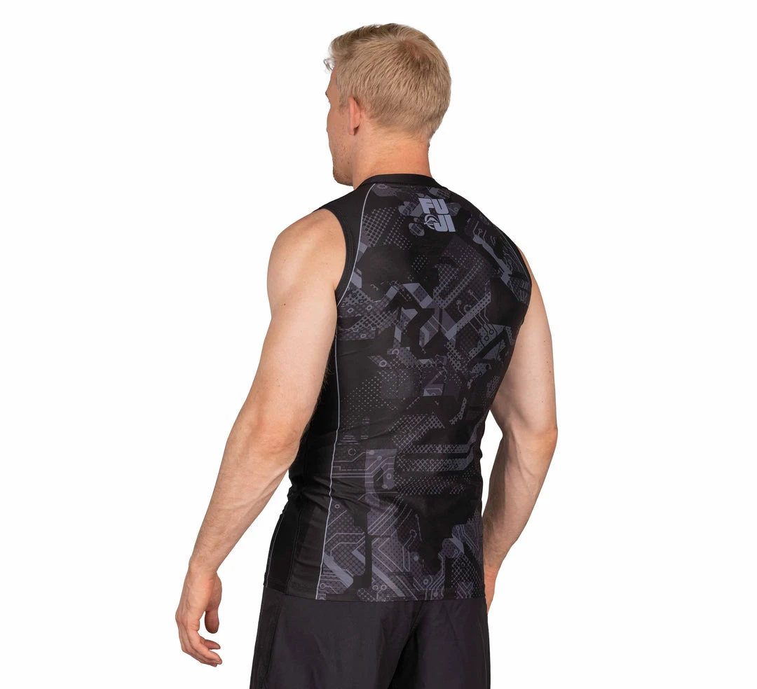 Deelux Matric Sleeveless Rashguard Black Deelux Matric Sleeveless Rashguard Black