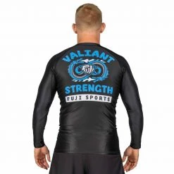Blowout Valiant Strength Long Sleeve Rashguard Blue Outlet