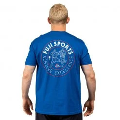 Graphic Ink Martial Artist Shirt Blue Jiu Jitsu