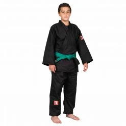 BFCM Single Weave Judo Gi Black