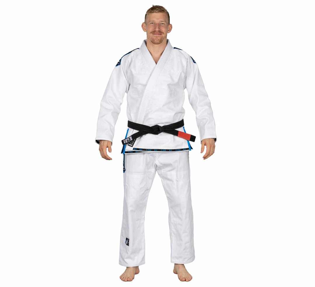 Deelux Kassen 3.0 BJJ Gi White/Blue 2 Deelux Kassen 3.0 BJJ Gi White/Blue
