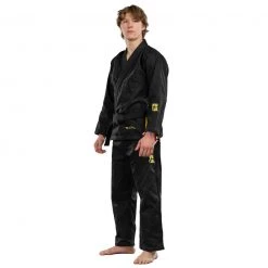 Deelux Ultra Lite BJJ Gi Black Jiu Jitsu