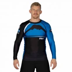 Blowout Mount Long Sleeve Rashguard Blue