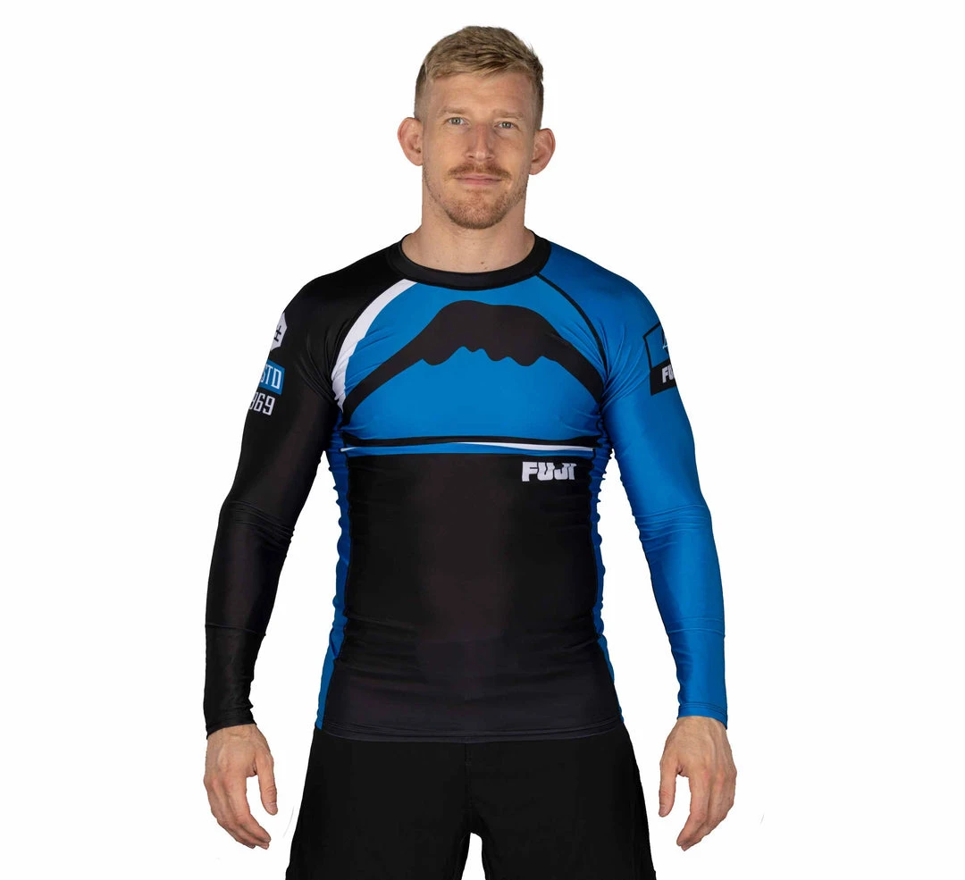 Blowout Mount Long Sleeve Rashguard Blue 2 Blowout Mount Long Sleeve Rashguard Blue