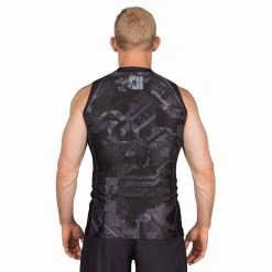 Deelux Matric Sleeveless Rashguard Black 3 Deelux Matric Sleeveless Rashguard Black