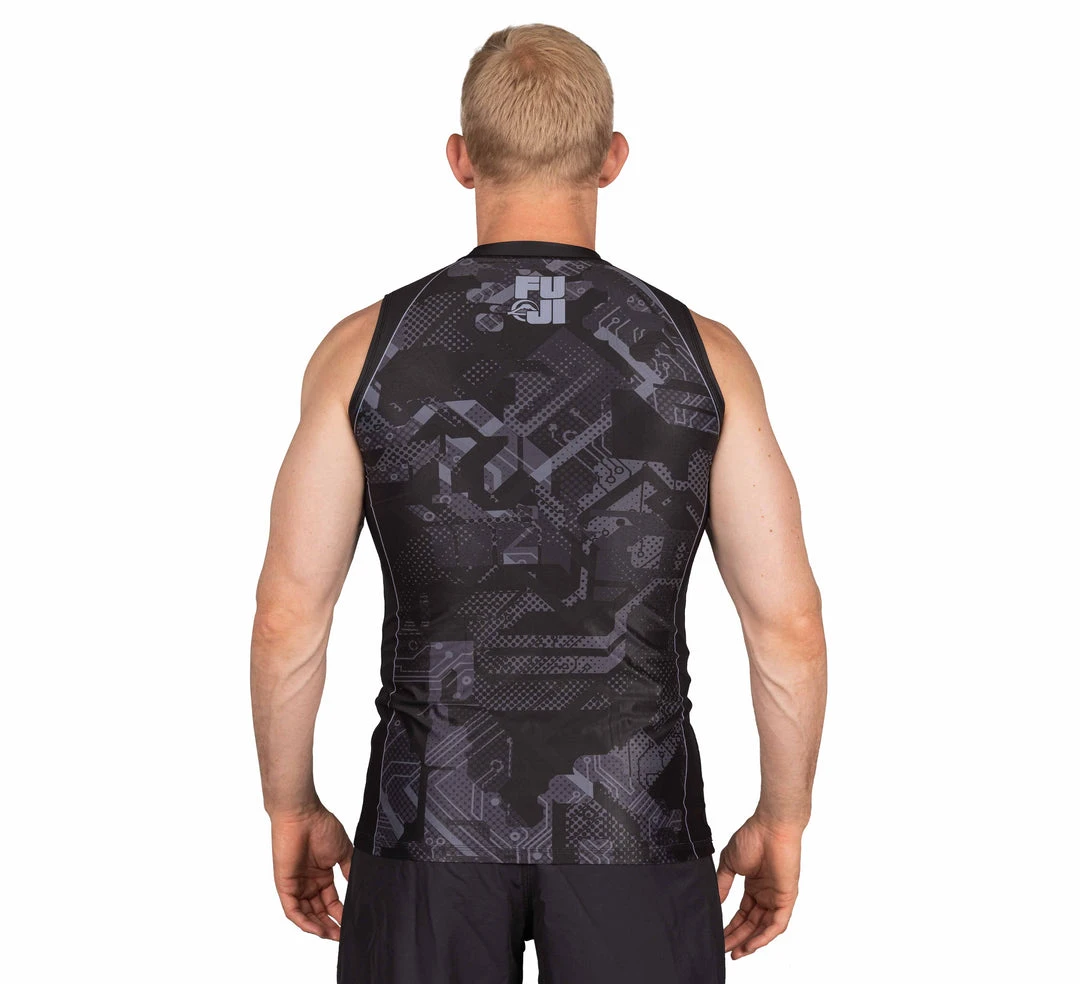 Deelux Matric Sleeveless Rashguard Black Deelux Matric Sleeveless Rashguard Black