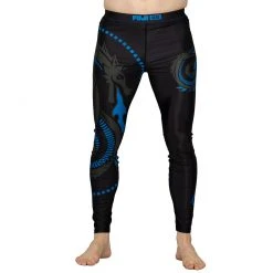 FUJI Sports shop 28 Blowout Outlet Never Surrender Grappling Spats Black