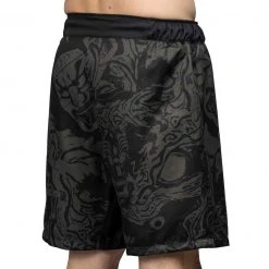 IMatt Sportswear Fighting Spirit Lightweight Shorts Black/Green Jiu Jitsu 3 IMatt Sportswear Fighting Spirit Lightweight Shorts Black/Green Jiu Jitsu