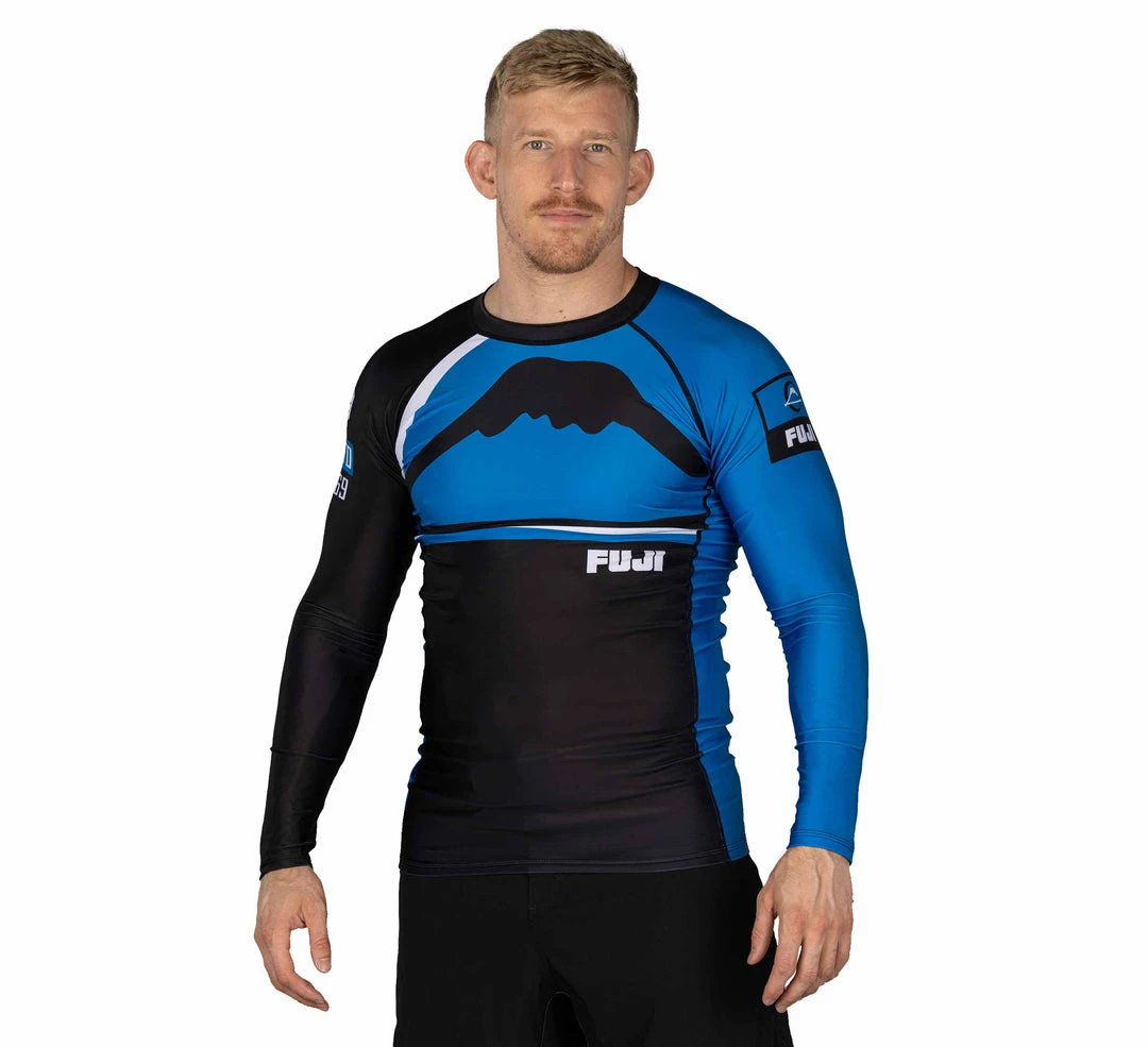 Blowout Mount Long Sleeve Rashguard Blue 6 Blowout Mount Long Sleeve Rashguard Blue