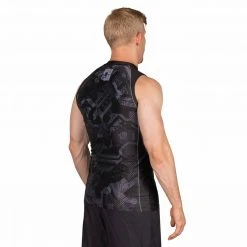 Deelux Matric Sleeveless Rashguard Black 4 Deelux Matric Sleeveless Rashguard Black