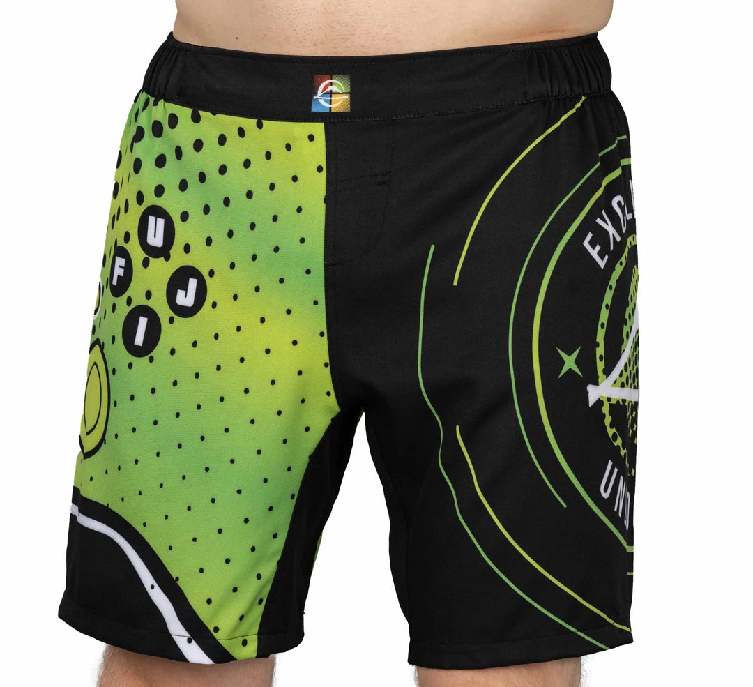 Blowout Gamer Series Fight Shorts Green 3 Blowout Gamer Series Fight Shorts Green