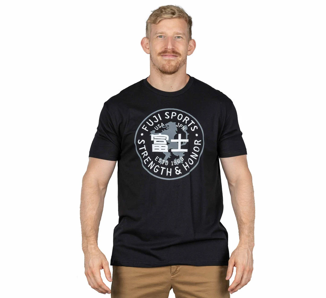 Graphic Ink Strength & Honor T-Shirt Black Jiu Jitsu Graphic Ink Strength & Honor T-Shirt Black Jiu Jitsu