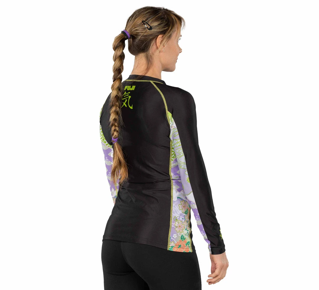 BFCM Kimono Womens Long Sleeve Rashguard Green 5 BFCM Kimono Womens Long Sleeve Rashguard Green