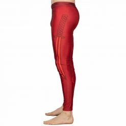 IMatt Sportswear Never Surrender Grappling Spats Red Jiu Jitsu