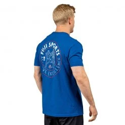 Graphic Ink Martial Artist Shirt Blue Jiu Jitsu