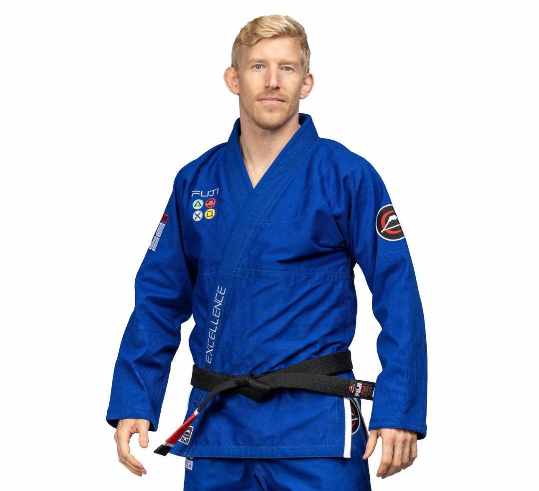 Blowout Suparaito BJJ Gi Gamer Series Blue Outlet Blowout Suparaito BJJ Gi Gamer Series Blue Outlet