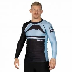 Blowout Mount Long Sleeve Rashguard Light Blue 2 Blowout Mount Long Sleeve Rashguard Light Blue