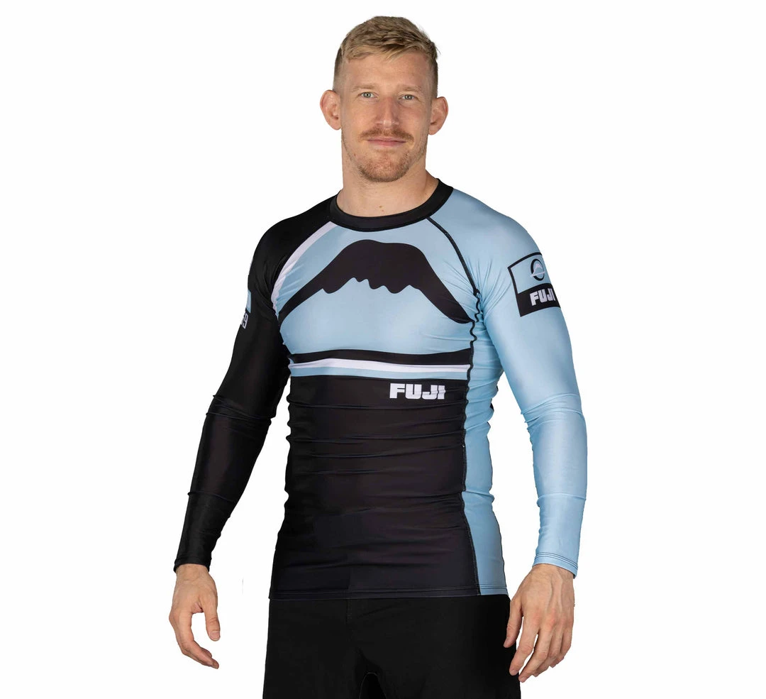 Blowout Mount Long Sleeve Rashguard Light Blue Blowout Mount Long Sleeve Rashguard Light Blue