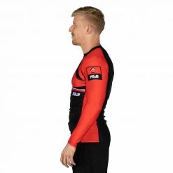 Blowout Mount Long Sleeve Rashguard Red