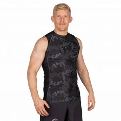 Deelux Combat Camo Sleeveless Rashguard Black