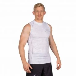 Deelux Combat Camo Sleeveless Rashguard White Jiu Jitsu 5 Deelux Combat Camo Sleeveless Rashguard White Jiu Jitsu