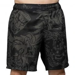 IMatt Sportswear Fighting Spirit Lightweight Shorts Black/Green Jiu Jitsu 4 IMatt Sportswear Fighting Spirit Lightweight Shorts Black/Green Jiu Jitsu