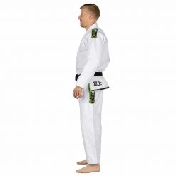Deelux Kassen 3.0 BJJ Gi White/Green 6 Deelux Kassen 3.0 BJJ Gi White/Green