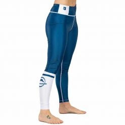 BFCM Script Women's Grappling Spats Blue Jiu Jitsu