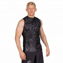 Deelux Matric Sleeveless Rashguard Black 5 Deelux Matric Sleeveless Rashguard Black