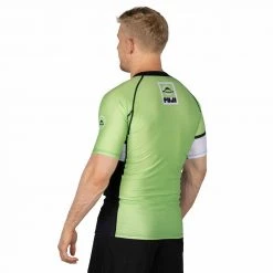 Blowout Outlet Classic Short Sleeve Rashguard Green