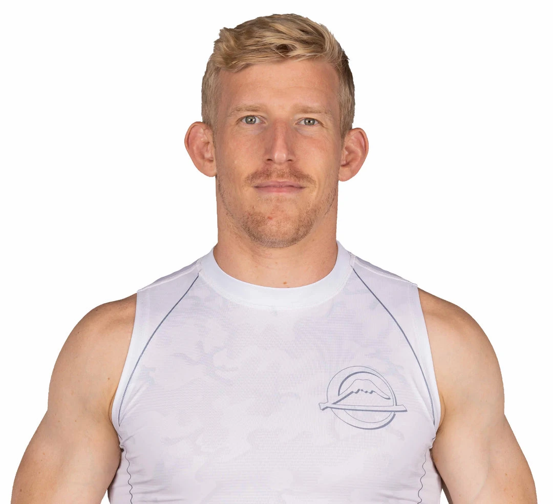 Deelux Combat Camo Sleeveless Rashguard White Jiu Jitsu Deelux Combat Camo Sleeveless Rashguard White Jiu Jitsu