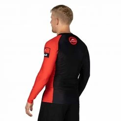 Blowout Mount Long Sleeve Rashguard Red