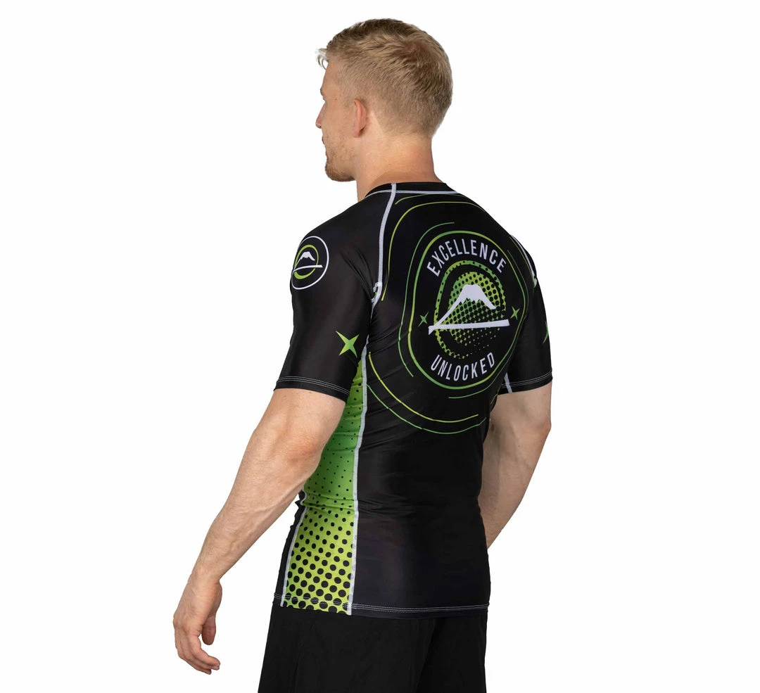 Blowout Gamer Series Short Sleeve Rashguard Green Outlet 8 Blowout Gamer Series Short Sleeve Rashguard Green Outlet