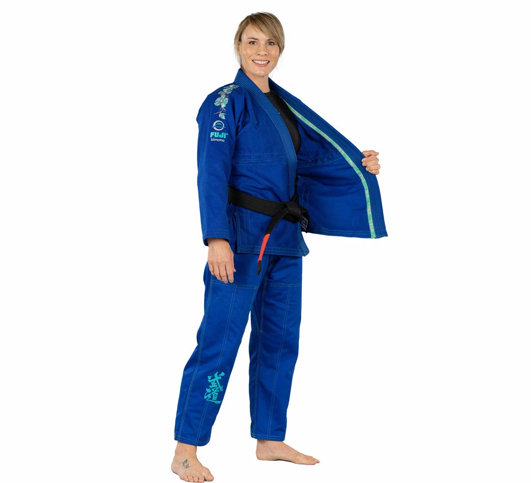 BFCM Blossom Womens Jiu Jitsu Gi Blue 4 BFCM Blossom Womens Jiu Jitsu Gi Blue