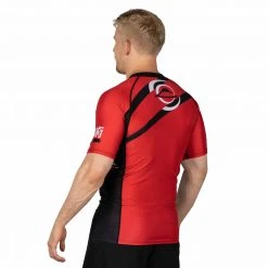 Blowout Vision Short Sleeve Rashguard Red Outlet
