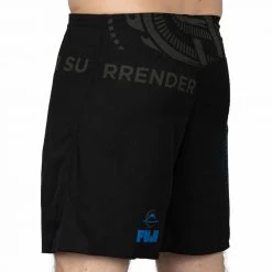 Blowout Never Surrender Fight Shorts Black